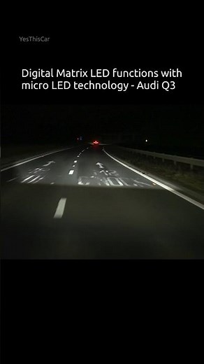 Digital Matrix LED functions with micro LED technology - 2026 Audi Q3 (Headlight, Lights)