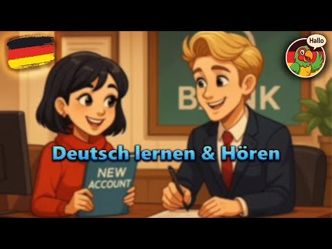 German Listening Practice #2 | Opening a Bank Account (Real-Life Conversation)