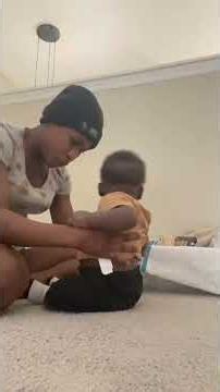 lil man learn how to numb before he can sit😂😂😂😭😭😭 he growing so fast