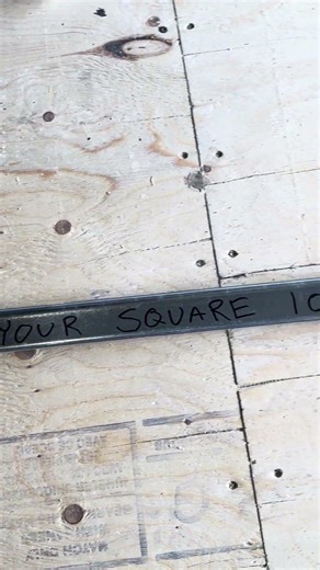 Make Your Own Drywall T-Square 😆 #drywall #tipsandtricks #diy #tips101