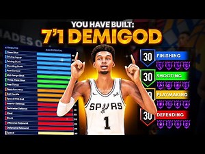 THIS 7’1 SPEEDBOOSTING CENTER BUILD WILL CHANGE NBA 2K24 FOREVER! DEMIGOD CENTER BUILD NBA 2K24