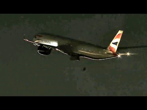 A350 Drops Wheel After Takeoff