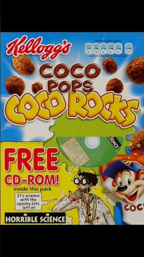 Kelloggs Horrible Science DC Roms (2007) #kelloggs #cereal #freegift #horriblescience #PCRom