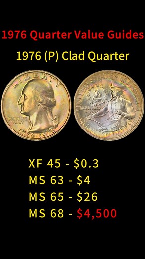 Herit Coin on Instagram: "1976 Quarter Value Guides #coin #quarter #dollar #coincollecting #coinvalue #treasurehunt"