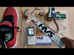 Foot Step Power Generation from Shoe using #Piezo Electric plates and Voltage Display