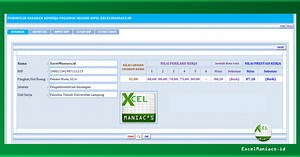 Aplikasi Excel Formulir SKP Versi 2