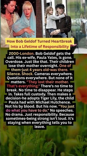 How Bob Geldof Turned Heartbreak Into a Lifetime of Responsibility #america #usa