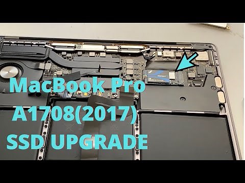 MacBook Pro A1708 (2017 model) NVMe SSD Upgrade