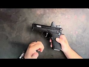 Upgrading a CZ 75 P-01 to the max. Hitting Way Above its Weight Class.