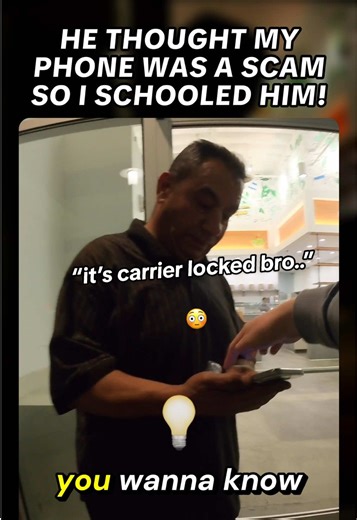 He Thought I Pulled a Carrier Lock Scam! #pov #scam #reseller #iphone #ecoswap