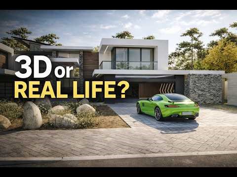 Realistic House Rendering || Blender's Best Features |