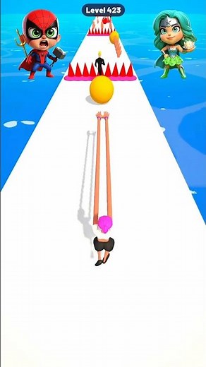 Most Satisfying Hand Stack Run Ever! 🔥 – Perfect Run 100% ✔️ Lvl,442 #shorts #gaming #trending