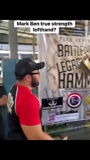 Mark Ben's Impressive Left Hand in Arm Wrestling