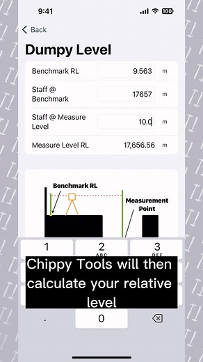 Use a Dumpy Level? Make sure your relative level calculation is correct with Chippy Tools! #ChippyTools #builder #carpentry #constructionlife