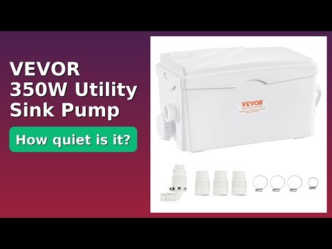 REVIEW (2026): VEVOR 350W Utility Sink Pump. Features.