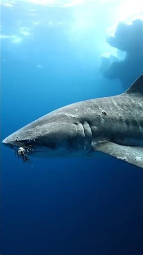 Massive Greenland Shark in Arctic Ocean - Ancient Deep Sea Predator