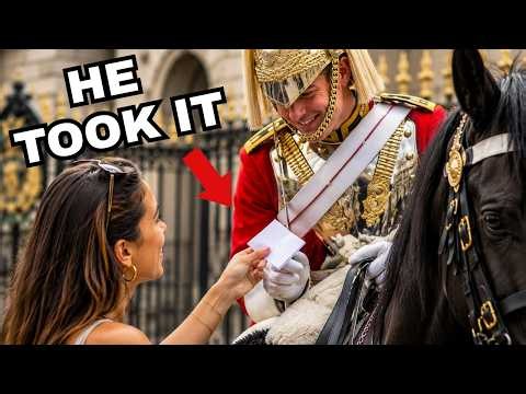 When Women Flirt With the King’s Guard… The Reactions Are Priceless