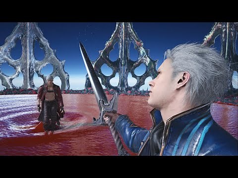 Dante vs Vergil Battle 3 DMC3 REMAKE