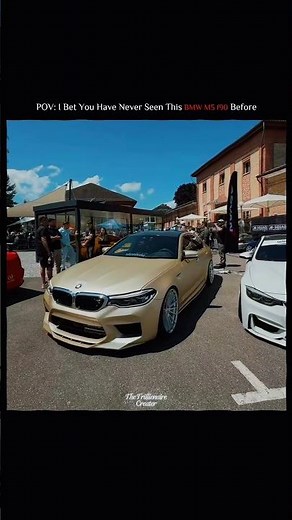 "This OG BMW M5 F90 Swiss Spec Is a Golden Baddie 💀🔥 | THE TRILLIONAIRE CREATOR"