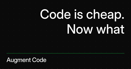 Cosmos — Code is cheap. Now what?