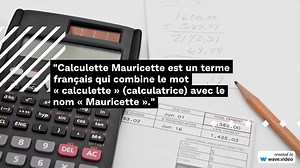 Calculette Mauricette