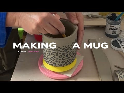 Making a mug from a slab - Part 1