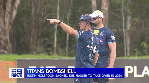 8K views · 108 reactions | DEVELOPING: The Titans have sacked Justin Holbrook as coach, with Des Hasler to take over next season. #9News | WATCH LIVE 5.30pm | 9 News Gold Coast | Facebook