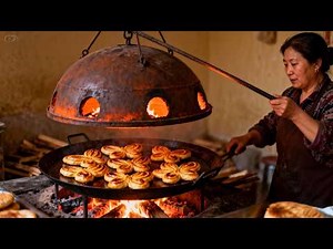 Rare Chinese Hanging-Oven Flatbread — Double-Fire Baking in an Ancient Dome Stove｜吊炉烧饼｜蝴蝶烧饼