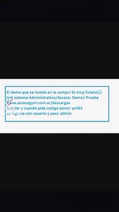 Te dejamos el paso a paso de como descargar e instalar nuestro sistema de acceso!!! Es muy Facil de usar y rapido de descargar 😉 Comenta info y nuestra asesora se contacta a la brevedad con vos!!! | Acceso Gym