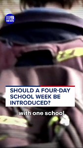 Do you think Aussie schools should move to a four-day week? #9News | 9 News