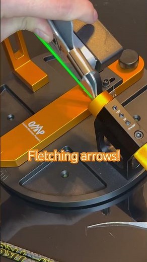 Building arrows with the OMP fletching jig! #arrows #archeryjig