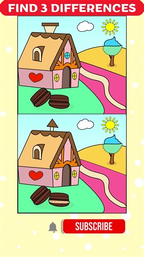 3 differences hiding in plain sight! #1207 #spotthedifference #脳トレ #間違い探し #findthedifference