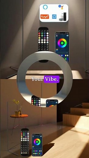 This Nordic Dimmable RGB Corner Floor Lamp? Total game changer....