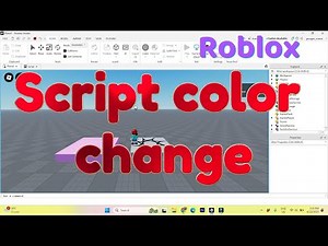 ROBLOX STUDIO. Scripting. Lesson 1 | How To Script Color Change In Roblox Studio | Let`s Do Tech