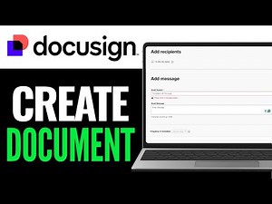 How to Create a Docusign Document for Signature 2025 (QUICK GUIDE)