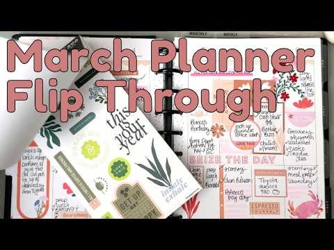 March 2026 Planner Flip Through | After the Pen Flip Through