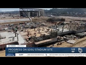 Progress on Aztecs new stadium