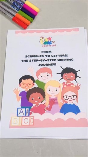 INKCRAFTED on Instagram: "✨ From Scribbles to Letters — The Step-by-Step Writing Journey! ✨ Every little scribble is the first step toward beautiful handwriting! 💫 At Inkcrafted, we understand that writing isn’t just about tracing letters — it’s a journey of creativity, confidence, and coordination. 🖍️ This worksheet is thoughtfully designed to help children move from free scribbling to controlled strokes, and finally to writing letters with ease and joy. Each page introduces skills gradually 