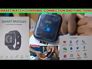 SMARTWATCH CHARGING, CONNECTION AND FUNCTIONS || HOW TO CHARGE A SMART BRACELET AND WHAT IT ENTAILS.