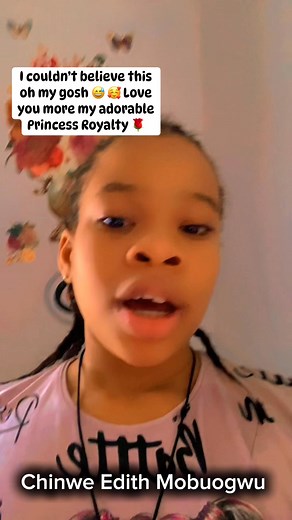 1.1M views · 10K reactions | I couldn’t believe this oh my gosh  殺 Love you more my adorable Princess Royalty  I watçħèď more than 3 times ❤️ | Chinwe Edith Mobuogwu | Facebook