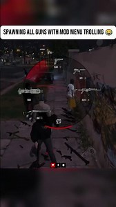 Spawning ALL GUNS Mod Menu Trolling GTA RP