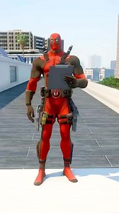 GTA V: CAPTAIN & DEADPOOL IN DANGER! DEADPOOL-HULK & CAP-HULK CRUSH VILLAIONS 😮 #shorts | Dipak Gaming