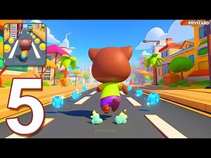 Cat Runner: Decorate Home - Gameplay Walkthrough Part 5 - Subway Cat Runner Game (iOS, Android)