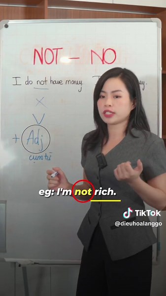 Phân Biệt ‘No - Not’ Trong Tiếng Anh