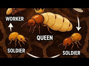 Inside the Termite Life Cycle 🐜 From Egg to Colony King!