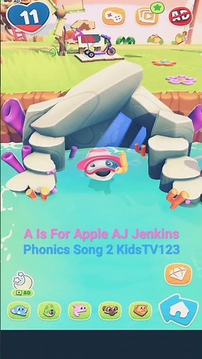 A Is For Apple AJ Jenkins Phonics Song 2 KidsTV123