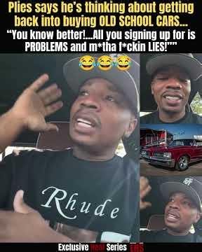Plies says he’s thinking about getting back into buying OLD SCHOOL CARS...#plies #florida #rapbeef