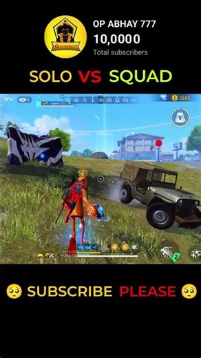 Single Awm Op Gameplay 😳 Free fire 🔥 Solo Vs Squad Mobile Gameplay #freefire #shorts