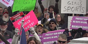 ‘March Against Mills’ draws support & counter protests at State House