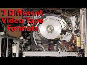 7 Video Tape Formats - Under the covers of 7 different video cassette players.